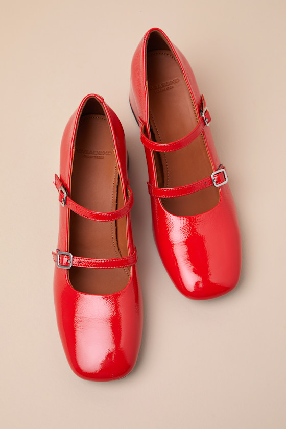 Vagabond Shoemakers Vagabond Vivian Mary Jane Heels In Red