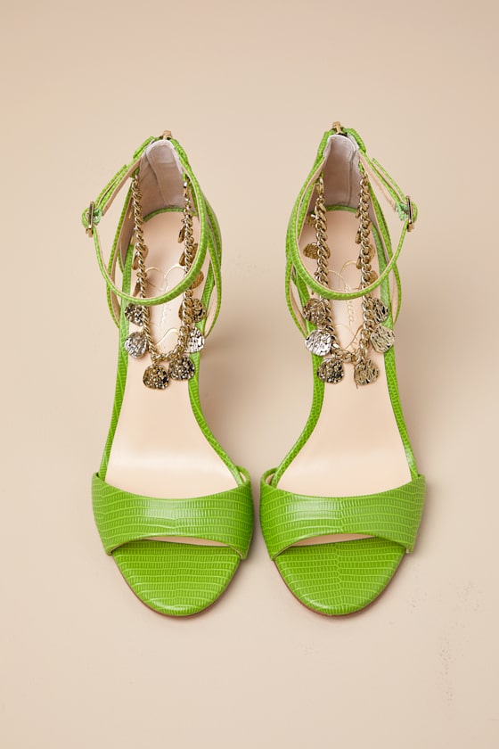 Jessica Simpson Jetser Ankle Strap Sandal In Green