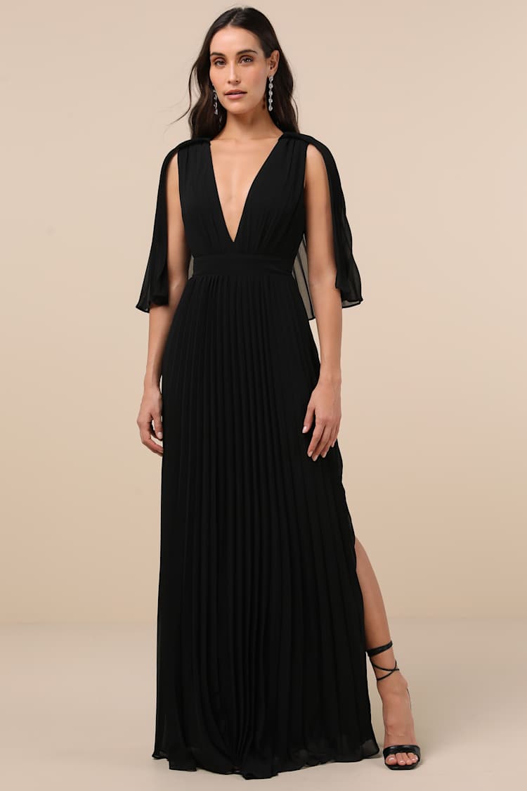 chinese dress ladies Lapointe Satin Cape Dress with Feathers