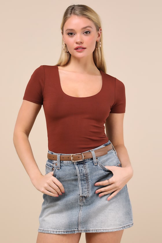 Shop Lulus Coveted Necessity Brown Leather Belt