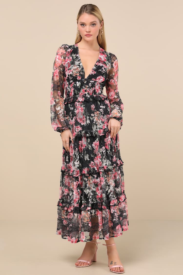 elegant long sleeve midi dress for wedding guest ever KARLEN|Glitter Midi Wedding Guest Dress with Long Sleeves