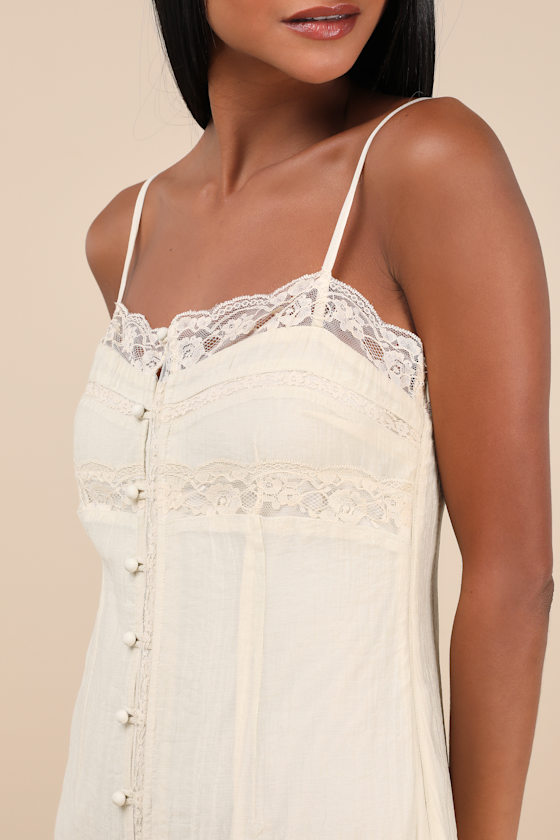 Lulus Blissful Effect White Lace Textured Lace-up Cutout Maxi Dress In White