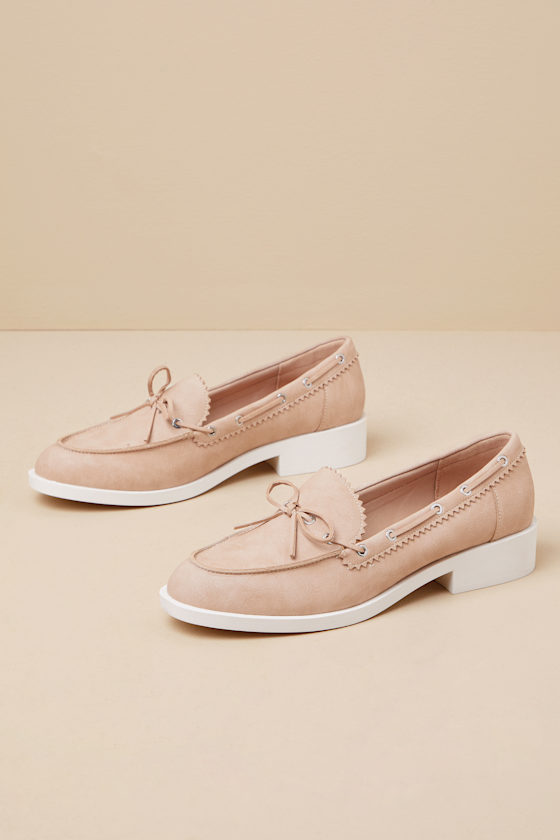 Dolce Vita Lagoon Camel Boat Shoe Loafers In Brown