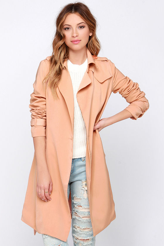 blush coat womens