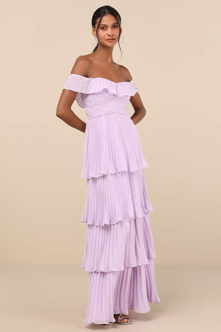 blue dress for baby girl Bridesmaid Dresses Lavender Colour Sheath/Column Off The Shoulder Removable  Straps Stretch Satin Bridesmaid Dress With Slit