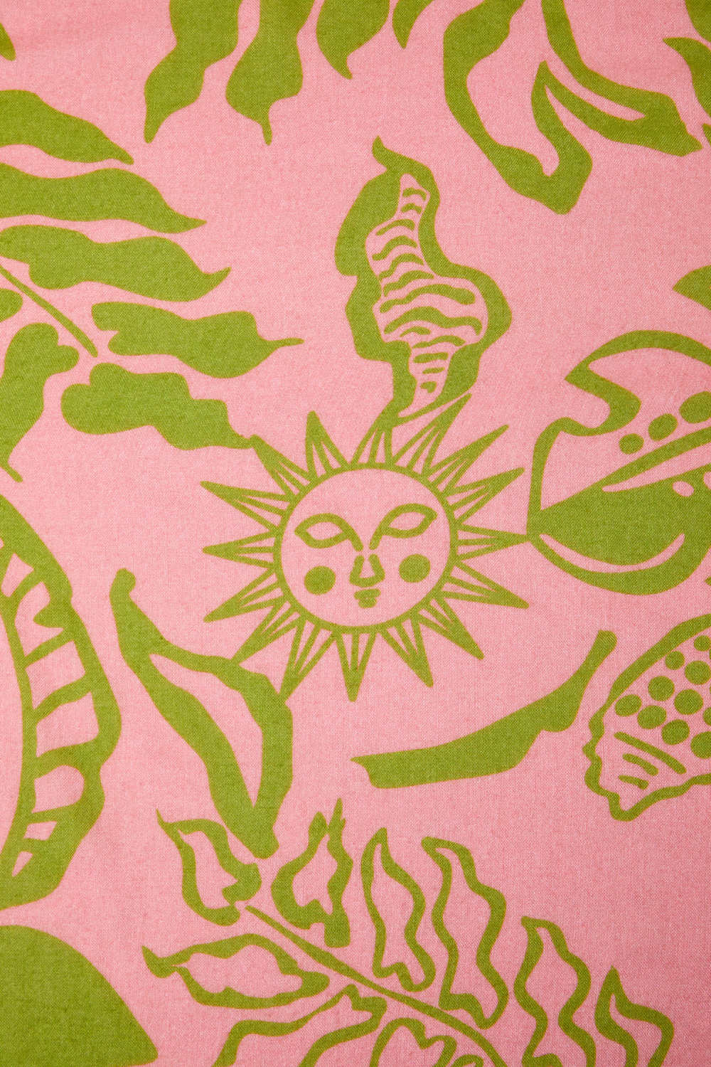 Mezzie Pink and Green Cover-Up Sarong Scarf