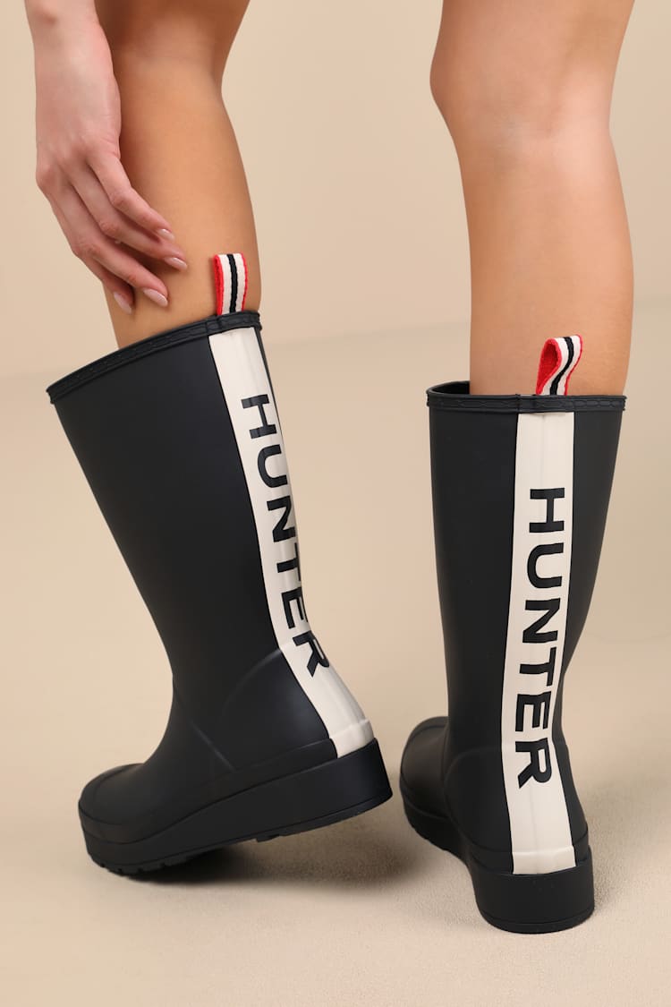 Rubber Boots Hunter Mid Calf Boot Socks Hunter Play Tall Signature