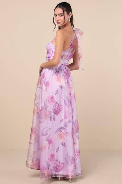 princess polly baby blue dress Purple Print Maxi Dresses main image 1