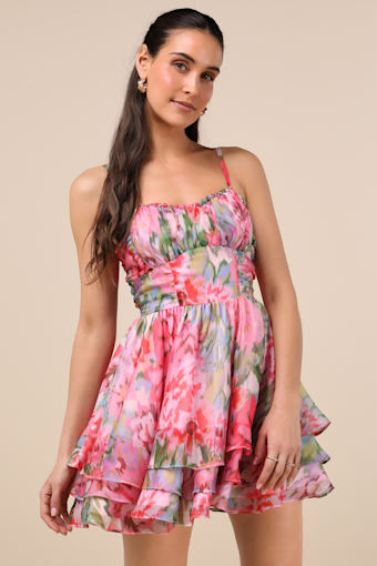 CD35106: PINK/LAV/GREEN ABSTRACT 1