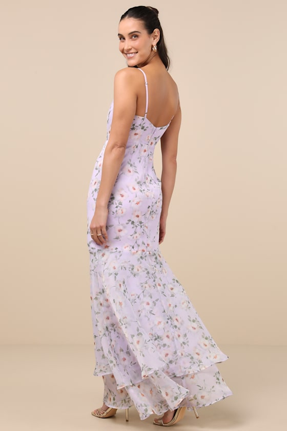 7D2286A: LAVENDER FLORAL 2
