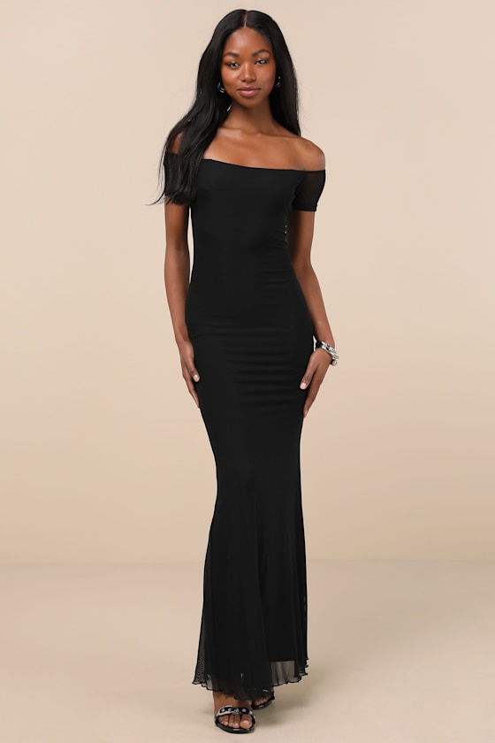【amerge.】2way cape mermaid maxi OP BLACK WB_CC_HR_CL134678002-