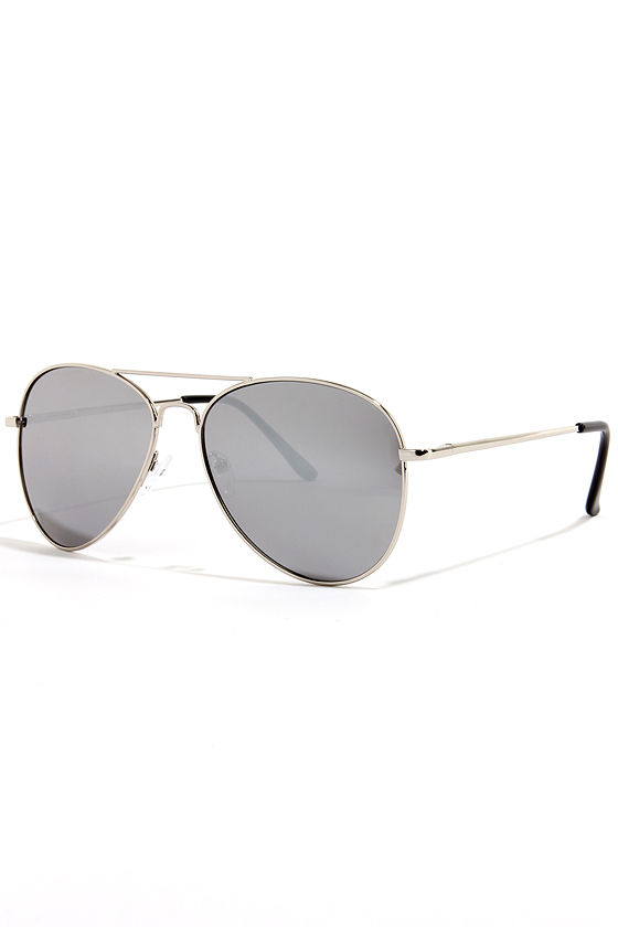 シールームリン Silver glide aviators Sunglasses 51EMzrRyR+L.jpg