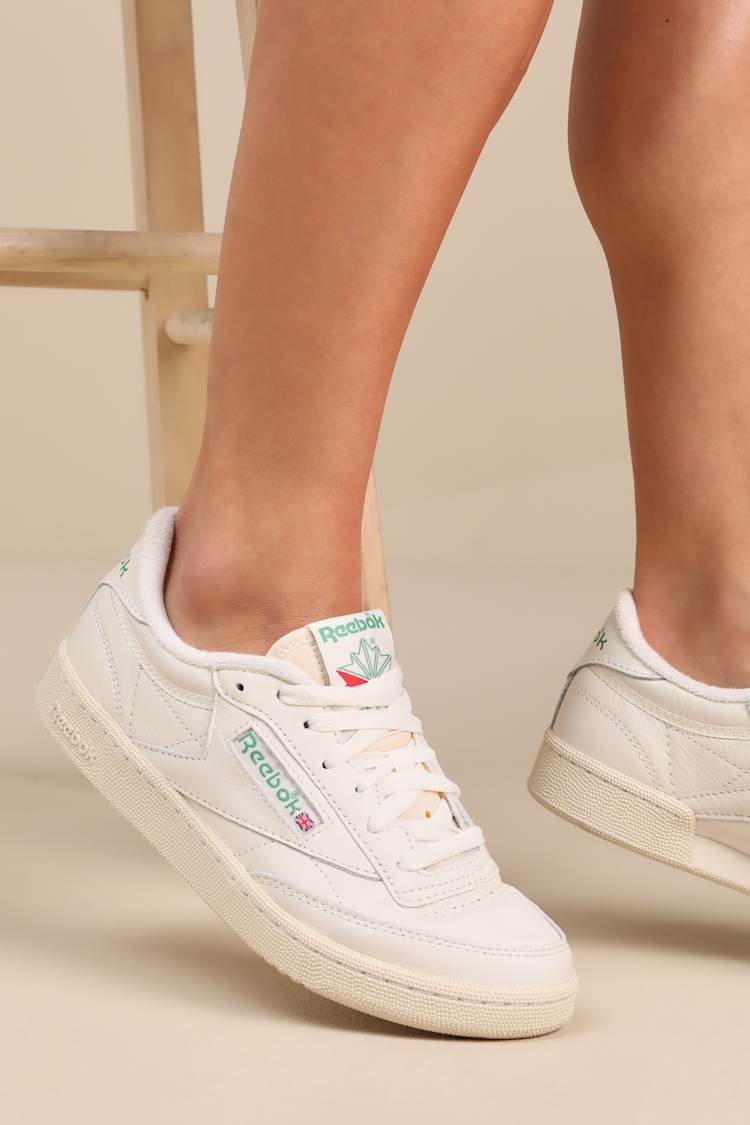 Glen Green Club C 85 Vintage Green Reebok Club C 85 Vintage Chalk