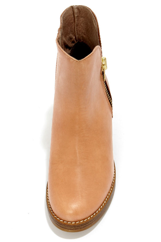 cute tan ankle boots