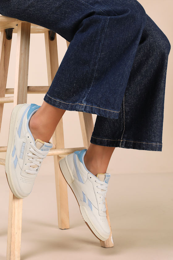 Club C Revenge Vintage Chalk and Blue Color Block Sneakers 6