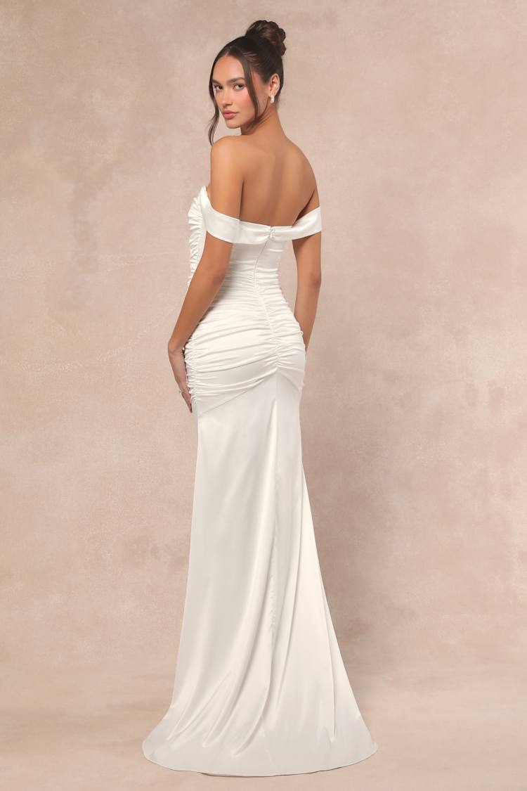 off the shoulder dresses plus size Off Shoulder Long Sleeves Mermaid Prom Dresses, Plus Size Prom Dresses –  ClaireBridal