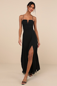 Sweeney Black Sleeveless Maxi Dress 2
