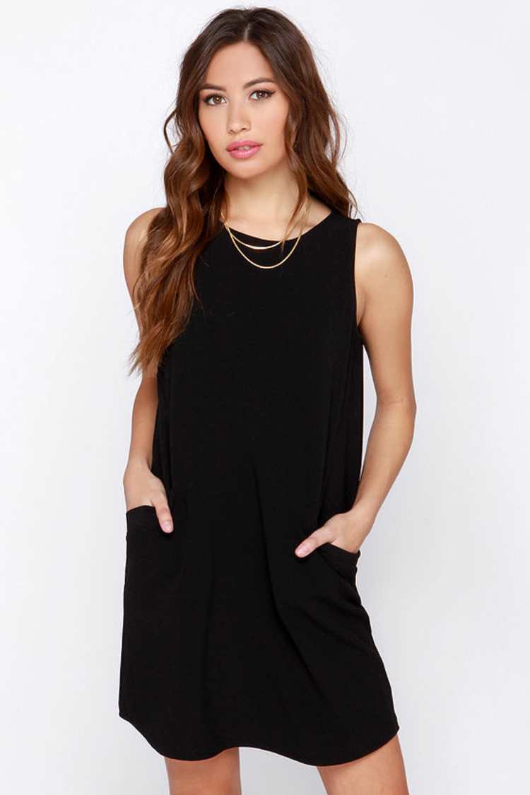 bb dakota black dress Jack by Lief - Shift - LBD - Dress - $52.00 Waist:32 Smoking Home Pet Free fabric-group:cotton Virgo B&W Striped Dress
