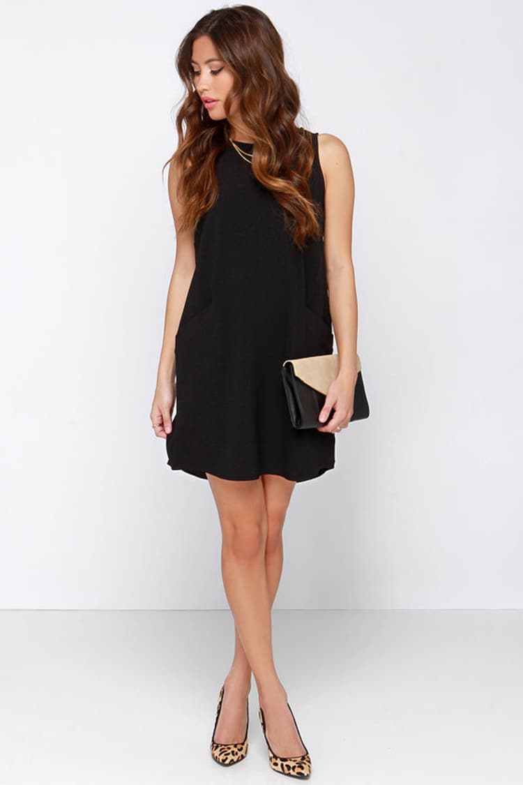 Jack by BB Dakota Lief - Shift Dress - LBD - Black Dress - $52.00 - Lulus Jack by BB Dakota Lief - Shift Dress - LBD - Black Dress - $52.00 - Lulus
