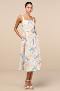 FD1608N-3: GREEN/IVORY FLORAL 1