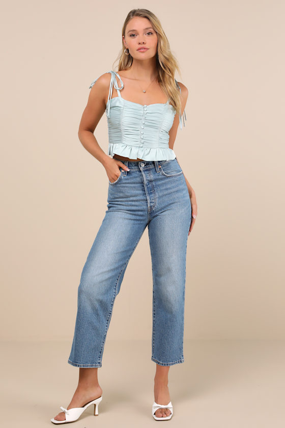 トップス Satin Combination Peplum Tank Top 0358_6439_410_l1?$pdp-m-opt$