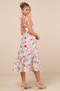 CD1960L: CREAM/ORANGE/RED MULTI FLORAL 3