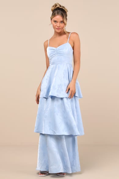 blue dress for baby girl Wedtrend Women Peach Junior Bridesmaid Dress Square Neck Pleated Chiffon A Line Long Wedding Party Dress, Peach / J12