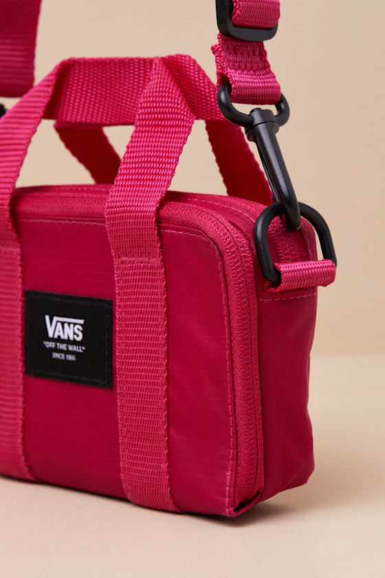Vans Block Wallet Magenta Crossbody Bag In Magenta