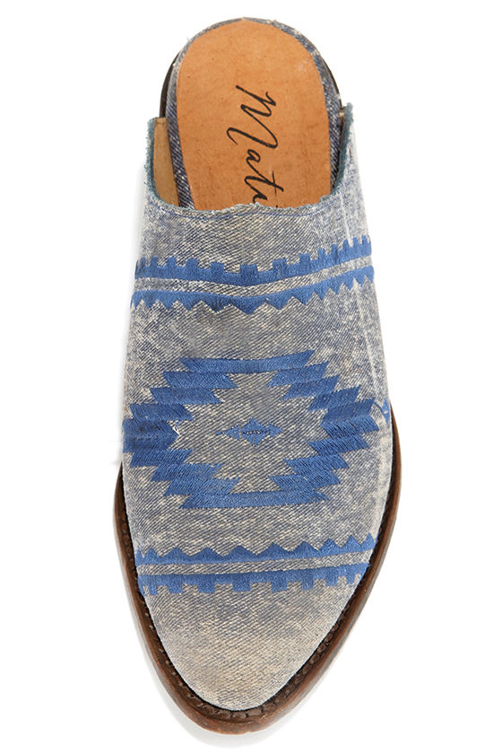 mules denim