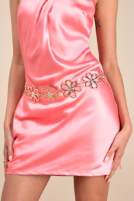 Blume Gold Flower Chain Belt 5