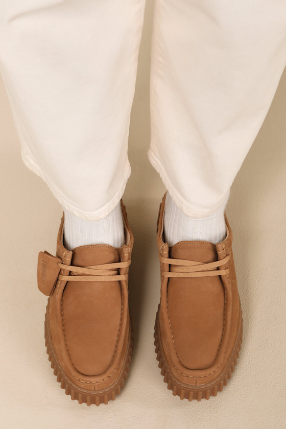 Torihill Light Tan Nubuck Suede Leather Loafer Mules 1