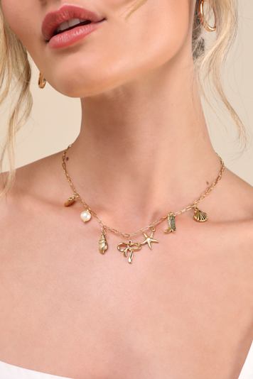 Glam Team Gold Layered Necklace