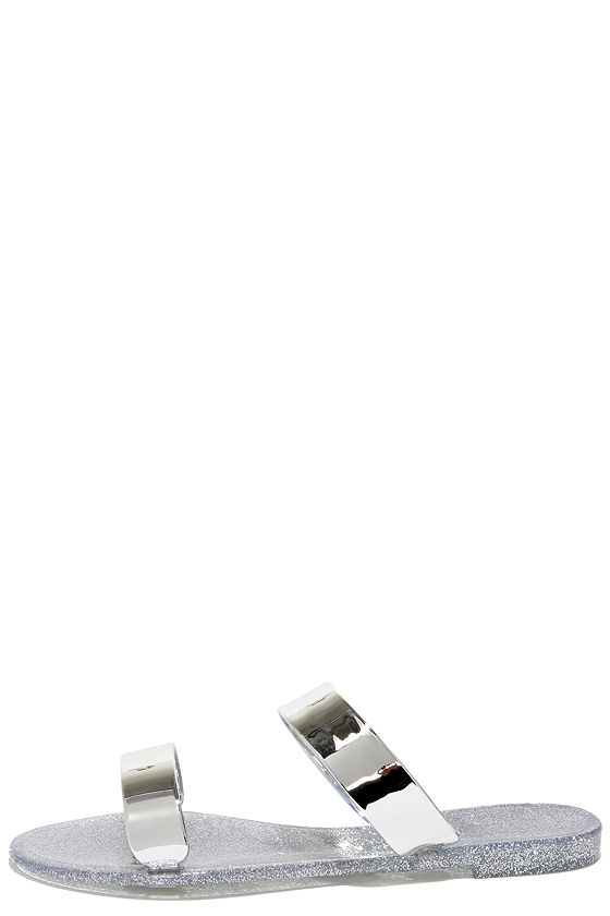 jelly sandals slides