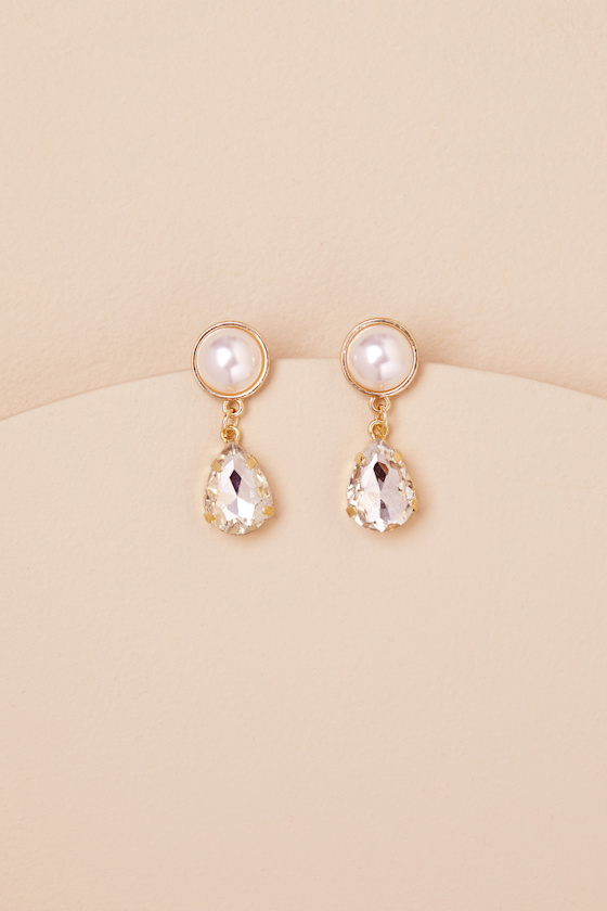 Darling Drop Earrings - Gold main image 0