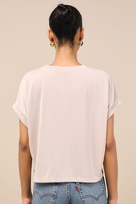 Cool Instincts Beige Short Sleeve Top 6