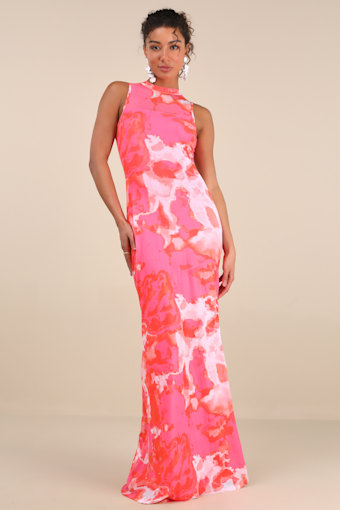 128571: HOT PINK/ ORANGE/ IVORY 1