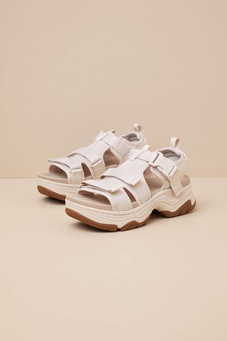 Hurricane Ampsole Gaila Birch Strappy Sandals