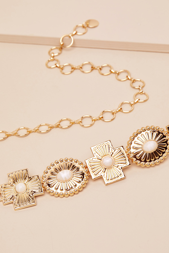 ICH8246: GOLD/IVORY 1