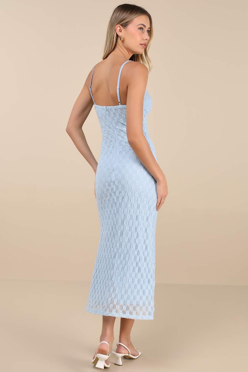 chinese dress ladies Agnes Strapless Lace Up Mini Dress • American Threads Sorority Rush Dusty Blue / L main image 1
