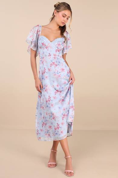 short fit and flare dress for women Multi Colored Flare Short Dress main image 0