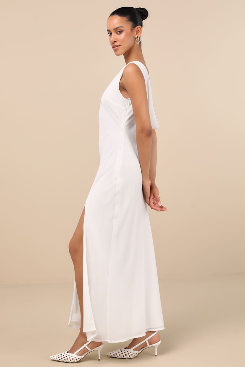 strapless open back dress Anoushka | High Neck Open Back Maxi Dress main image 1