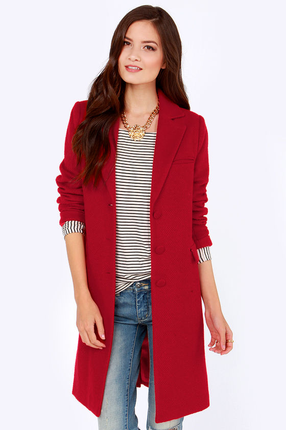 long red jacket