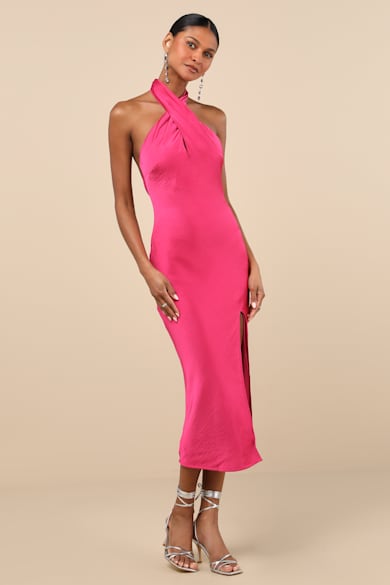 Pink Midi Dresses