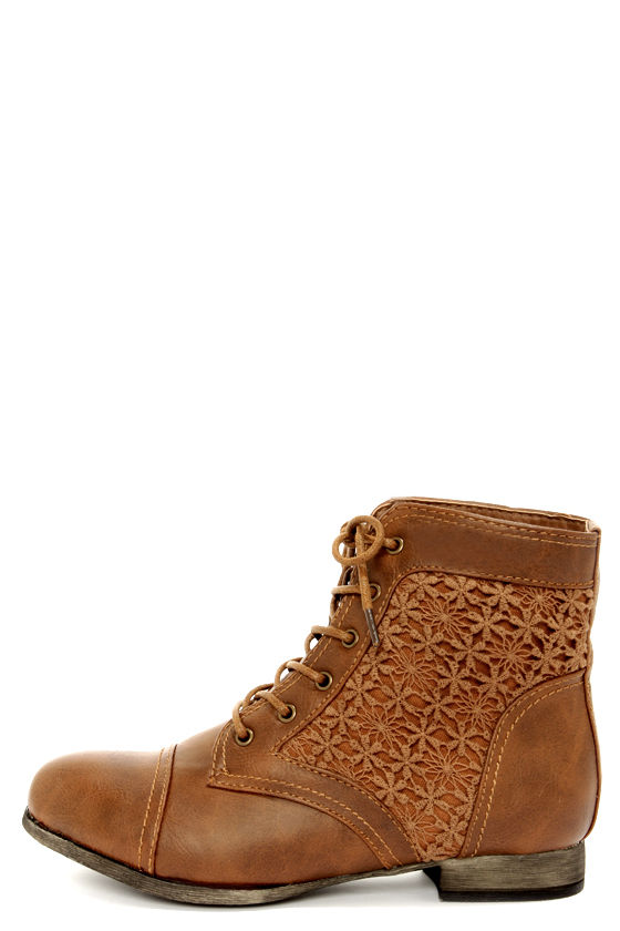 wild diva lace up boots