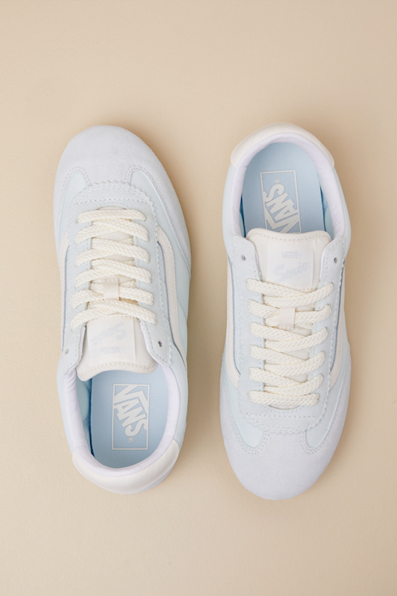 Vans Super Lowpro Hint Of Mint Suede Leather Sneakers