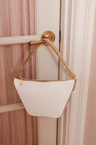 Cayden Ivory Vegan Leather Handbag
