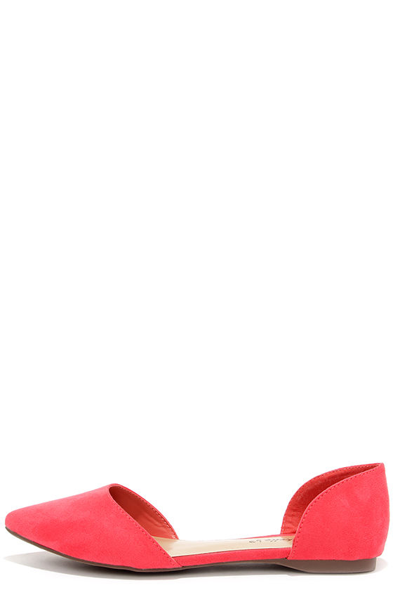 cute pink flats