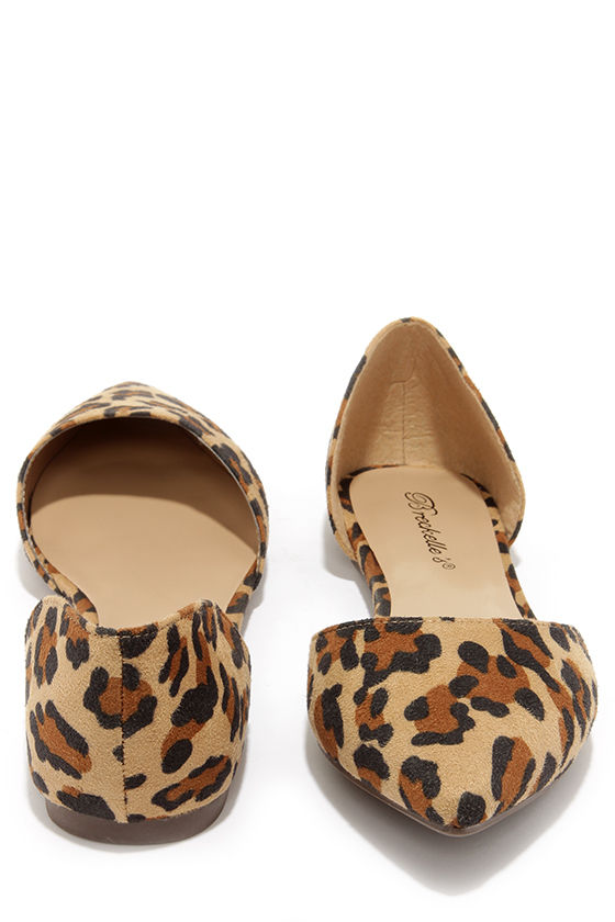 cute leopard flats