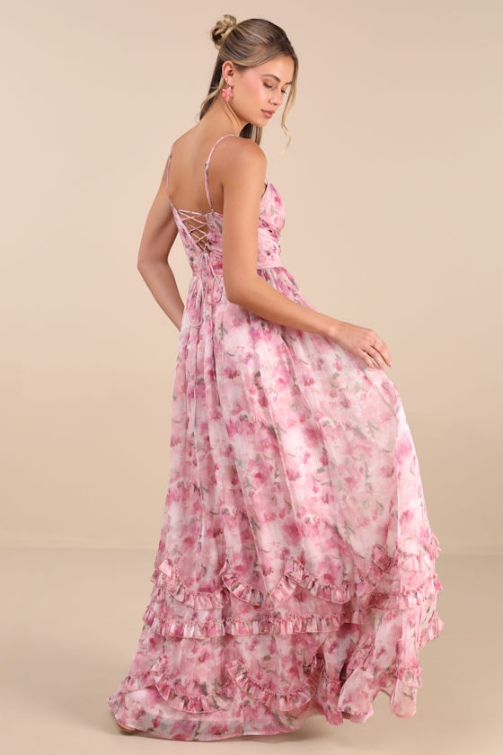 9D3061: PINK/ HOT PINK/ IVORY/ GREEN 2
