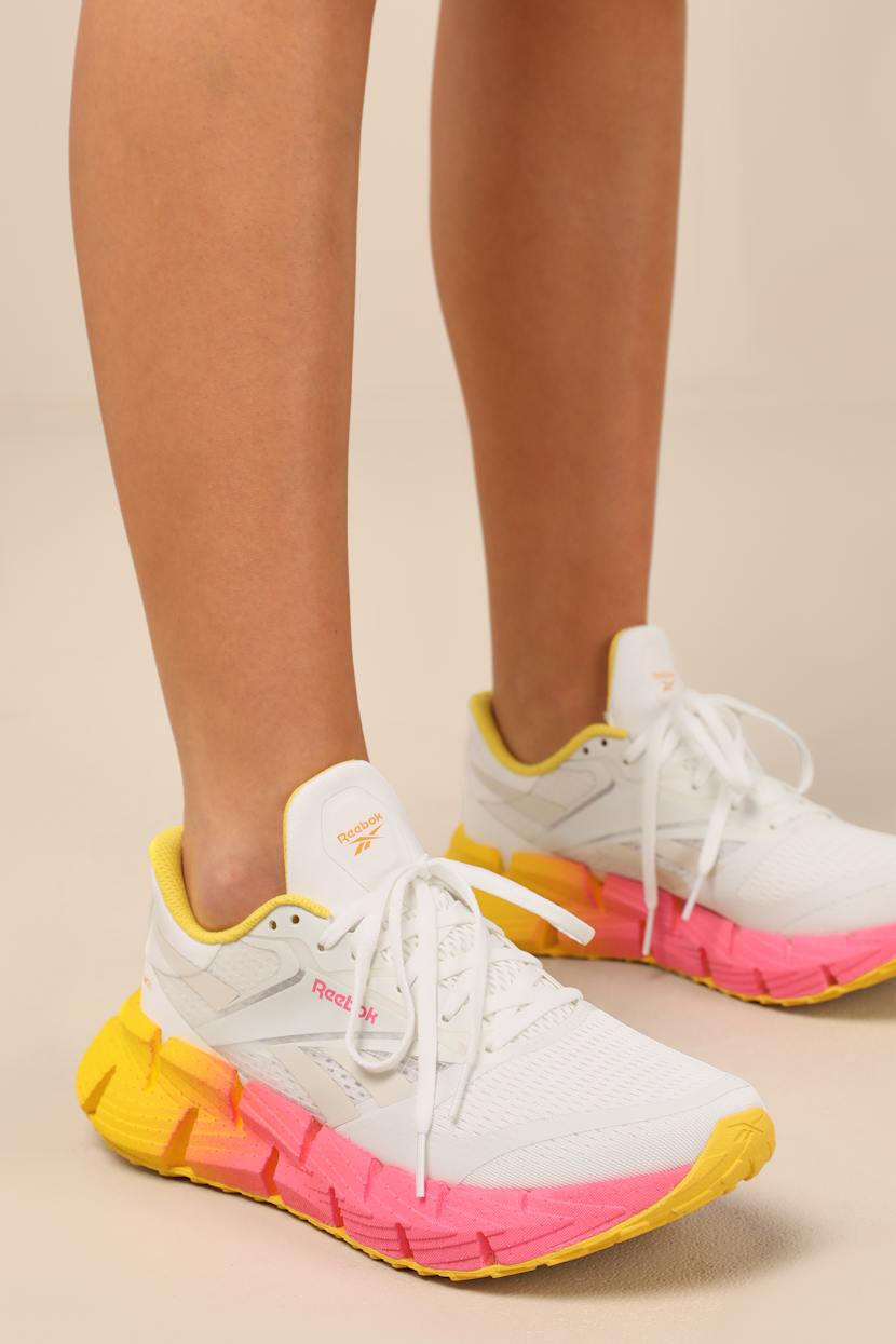 Reebok FloatZig 1 Chalk/Atomic Pink - Athletic Lace-Up  display picture 3